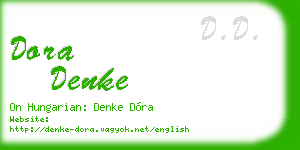 dora denke business card